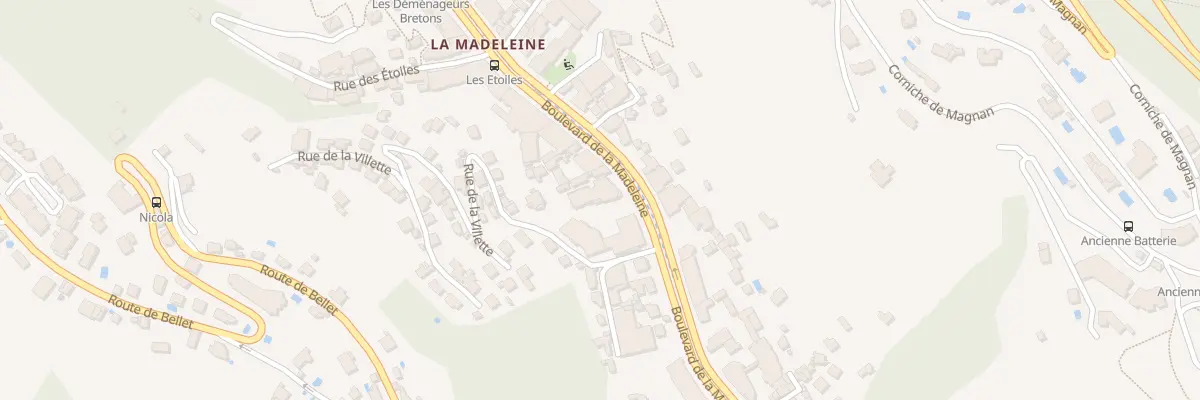 Plan du 133 Bd de la Madeleine à Nice