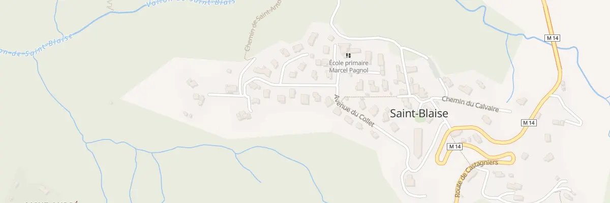 Plan du 13 Av du Collet à Saint-Blaise