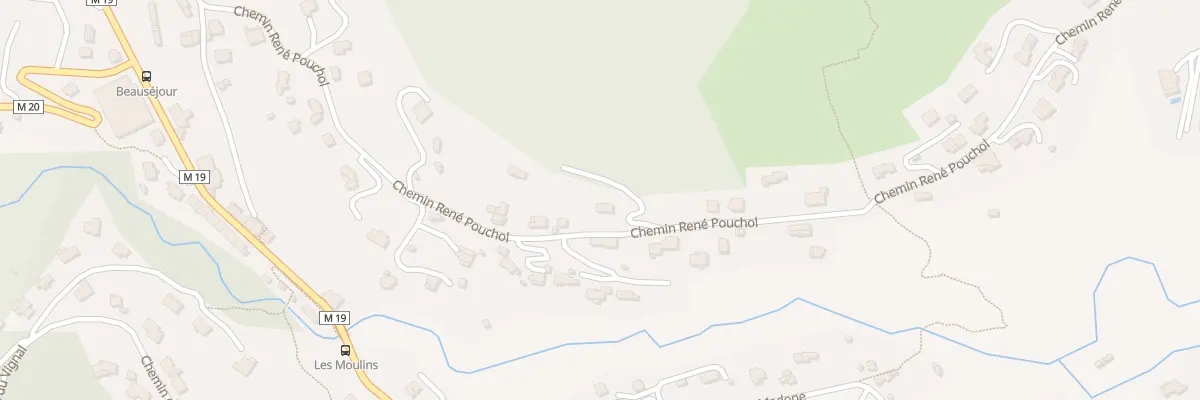 Plan du 697 Che René Pouchol à Levens