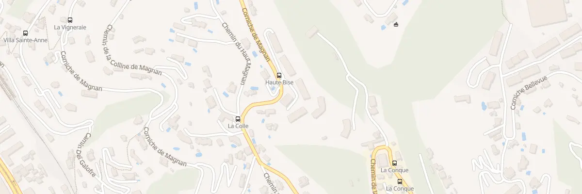 Plan du 290 Cor de Magnan à Nice