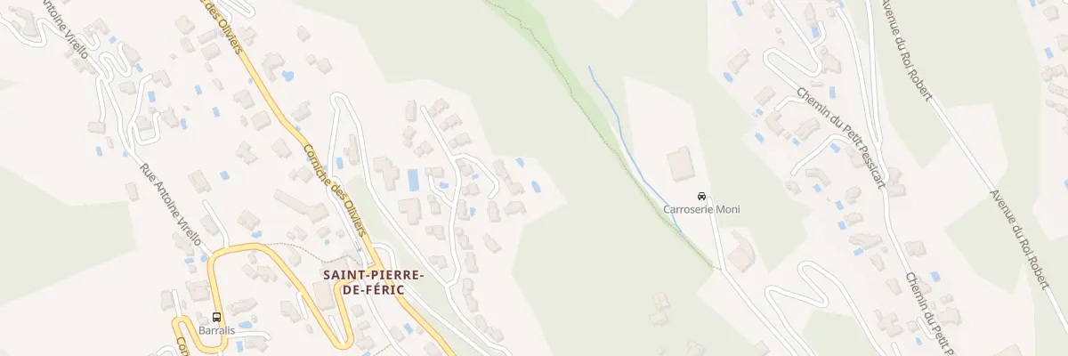 Plan de Cor des Oliviers à Nice