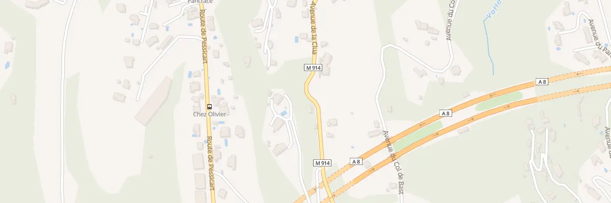 Plan du 119 Av de la Clua à Nice