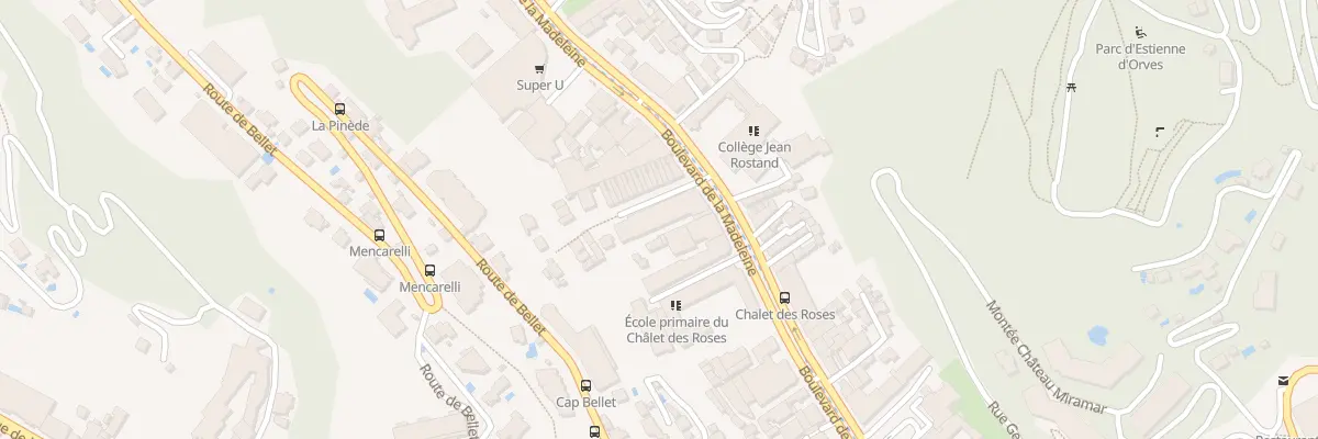 Plan du 63 Bd de la Madeleine à Nice