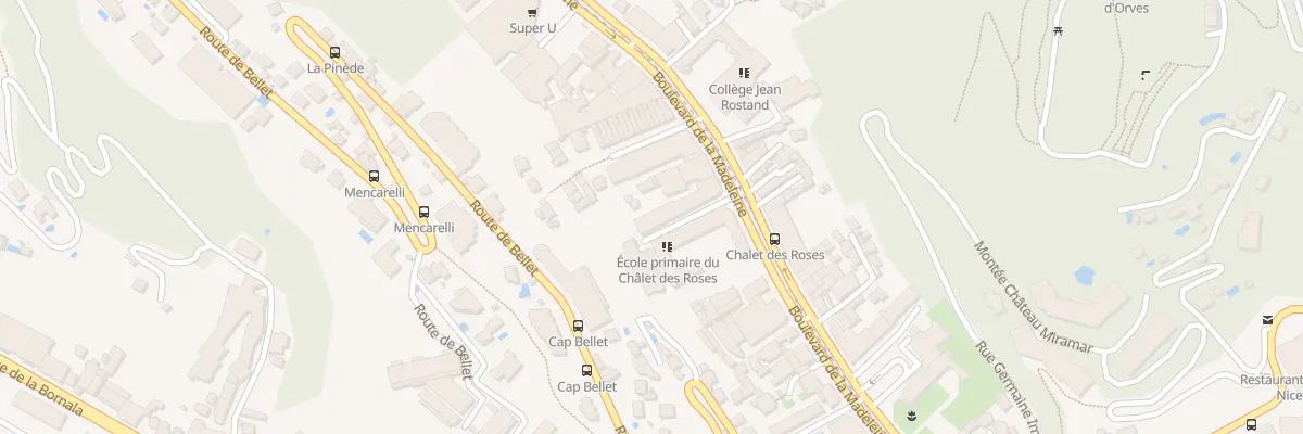 Plan du 59 Bd de la Madeleine à Nice