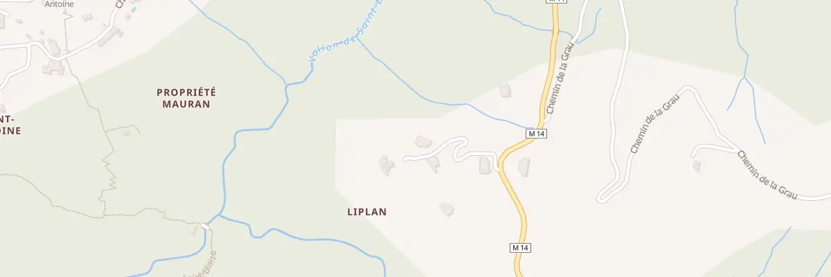 Plan du 150 Che de Li Plan à Saint-Blaise