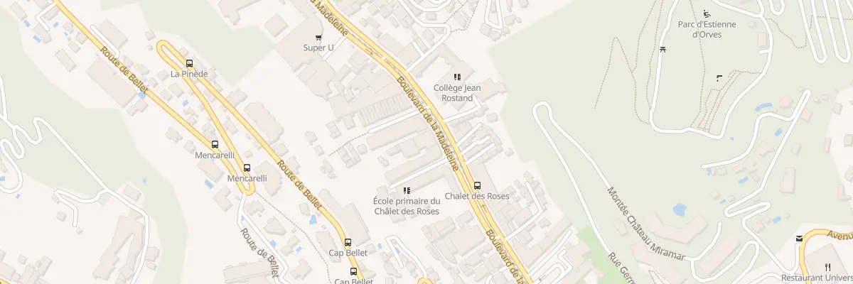 Plan du 61 Bd de la Madeleine à Nice