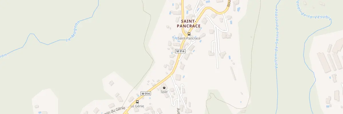 Plan du 27 Rte de St Pancrace à Nice