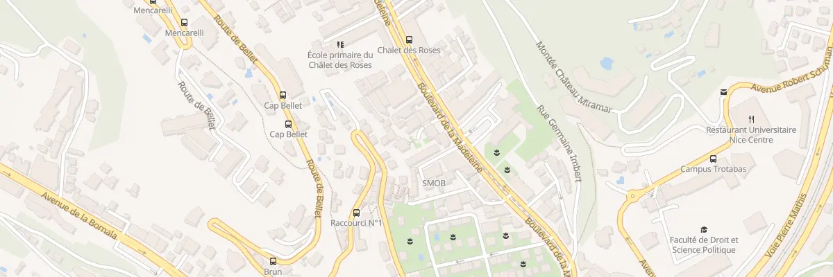 Plan du 41 Bd de la Madeleine à Nice