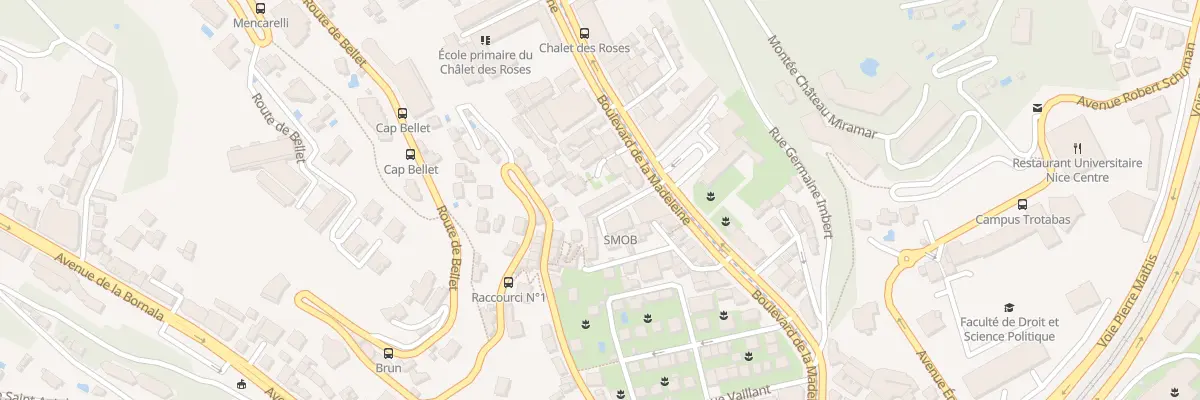 Plan du 37 Bd de la Madeleine à Nice