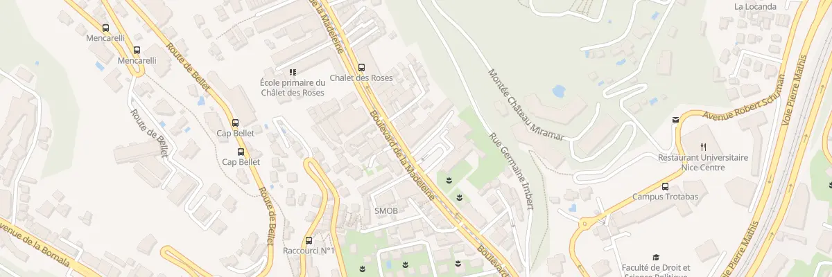 Plan du 48 Bd de la Madeleine à Nice
