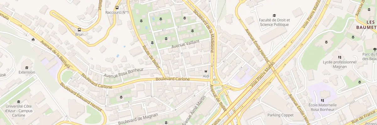 Plan du 4 Av du Parc Robiony à Nice