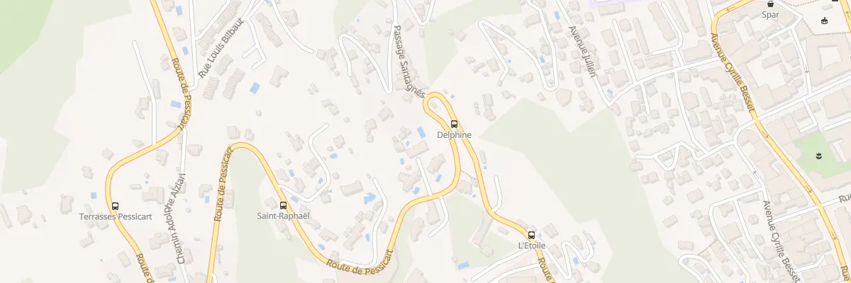 Plan du 320 Av de Pessicart à Nice