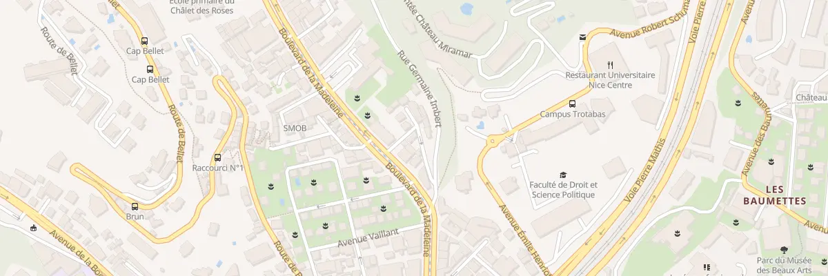 Plan du 9 Rue de la Tour de Magnan à Nice