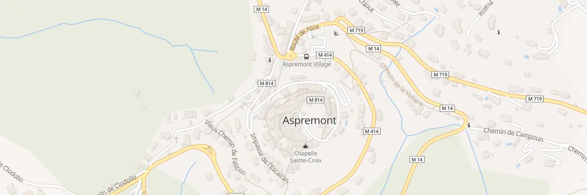 Plan du 3 Rue du Carriée à Aspremont