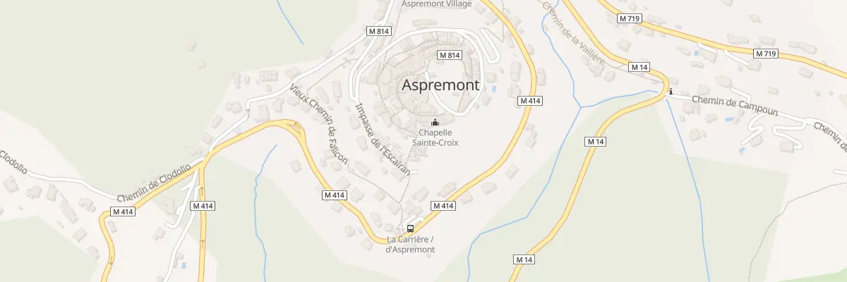 Plan du 51 Rue de Scairan à Aspremont
