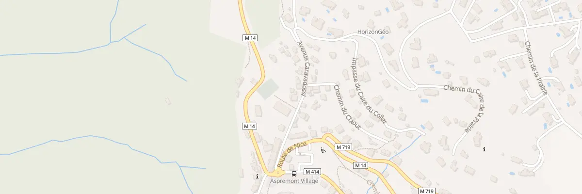 Plan du 125 Av Caravadossi à Aspremont