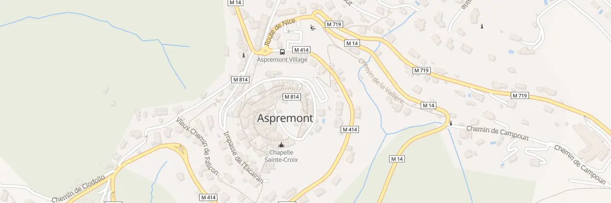 Plan du 9 Rue des Remparts à Aspremont