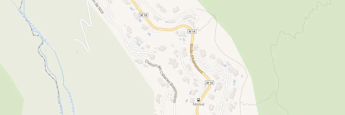 Plan du 3396 Rte de Nice à Aspremont