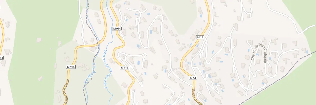 Plan du 4554 Rte de Nice à Aspremont