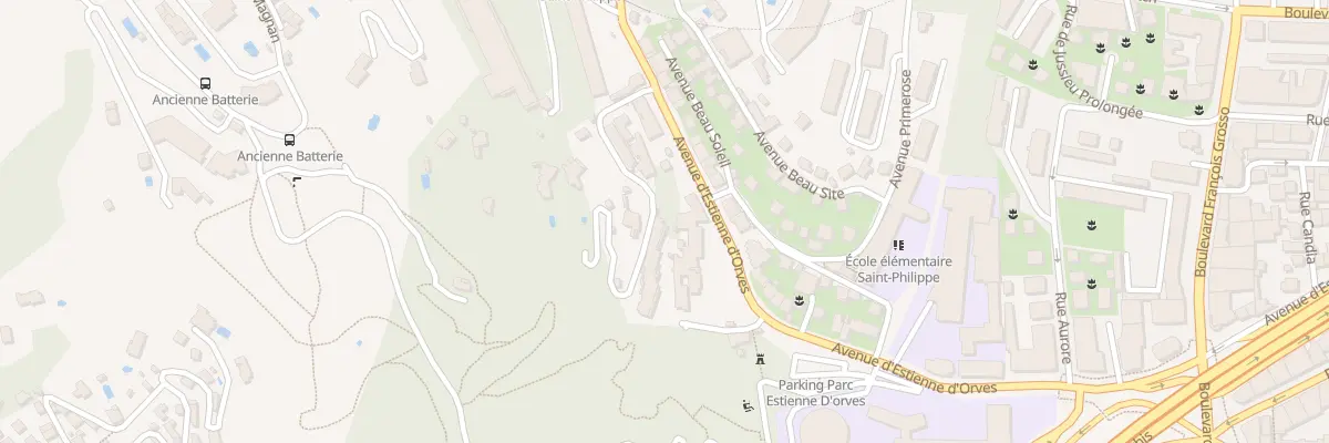 Plan du 57 Av Estienne d’Orves à Nice