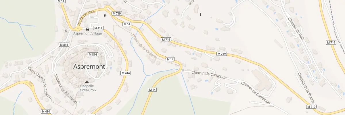 Plan du 371 Rte de Nice à Aspremont