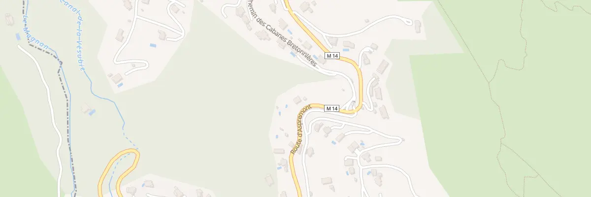 Plan du 4092 Rte de Nice à Aspremont