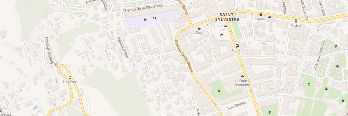 Plan du 155 Av Cyrille Besset à Nice