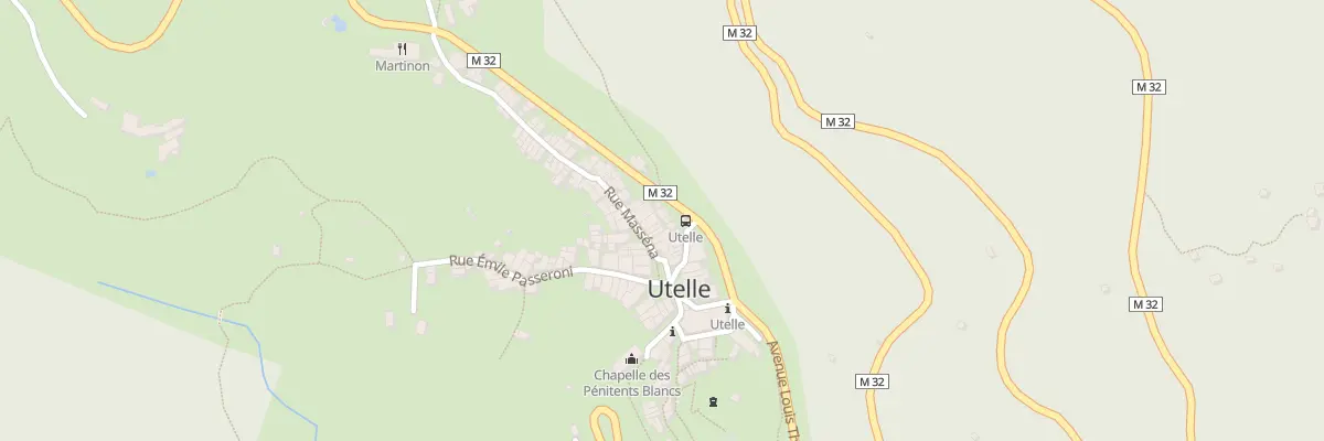 Plan du 5395 Rue Massena à Utelle