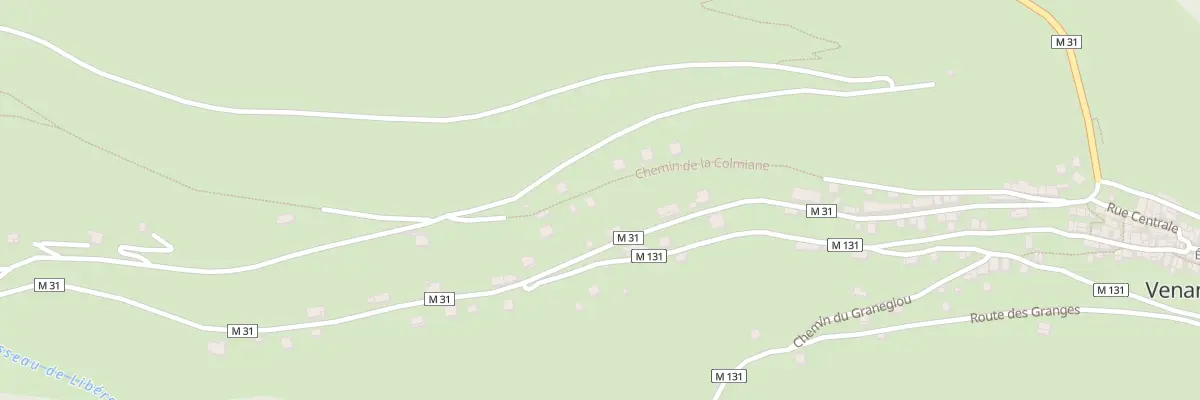 Plan du 415 Che de la Colmiane à Venanson