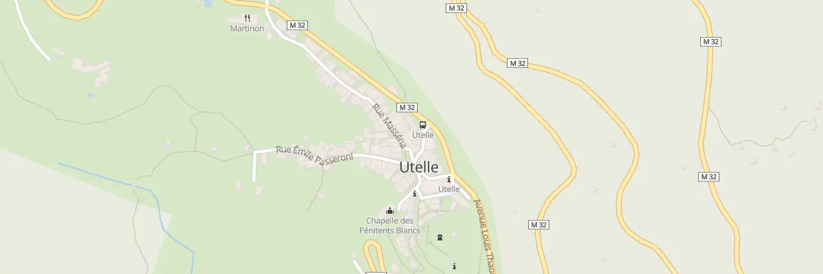 Plan du 2 Rue Massena à Utelle
