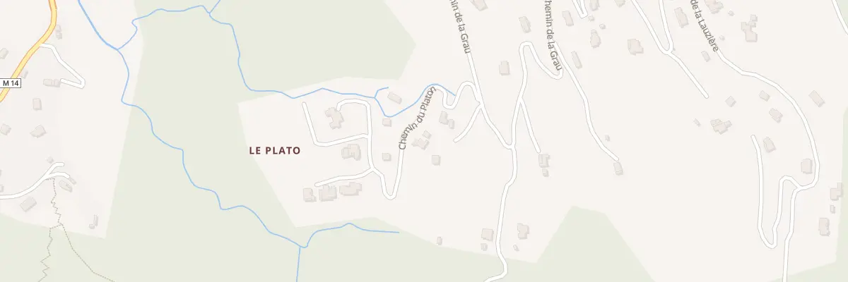 Plan du 85 Che du Platon à Saint-Blaise
