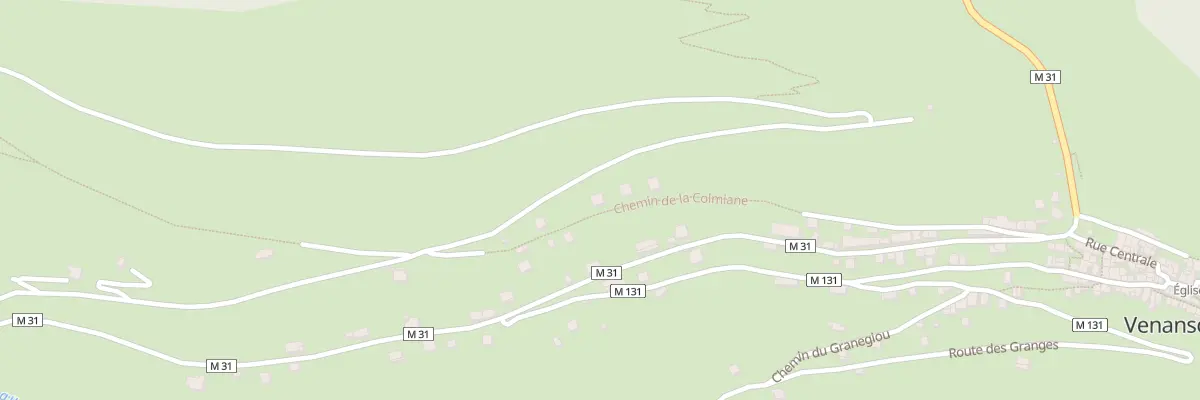 Plan du 618 Rte du Relais à Venanson