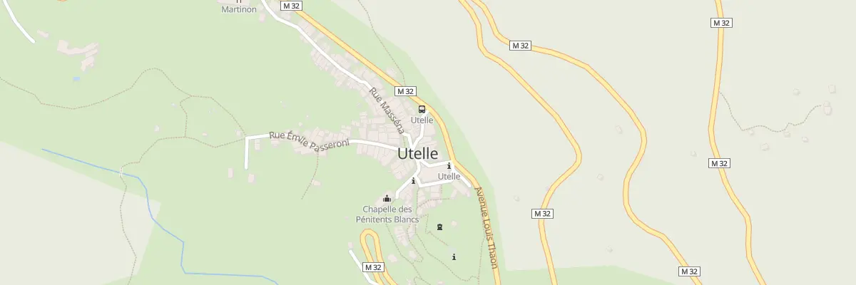 Plan du 5352 Pl de la République à Utelle