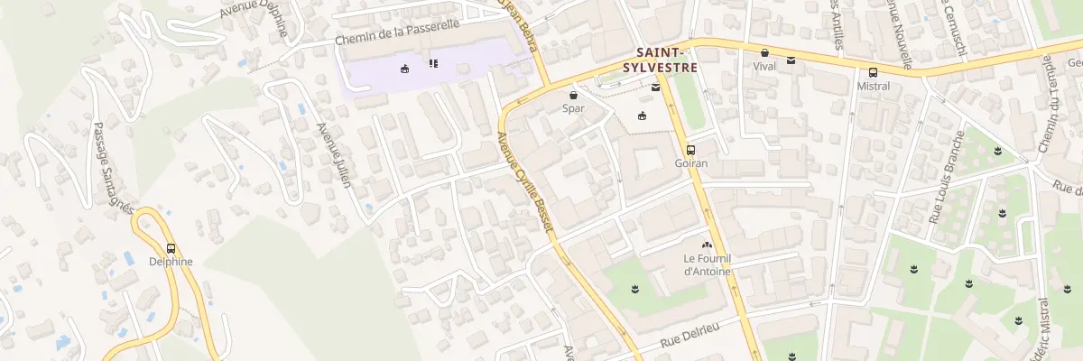 Plan du 156 Av Cyrille Besset à Nice