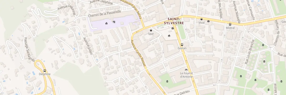Plan du 158 Av Cyrille Besset à Nice