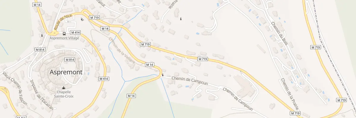 Plan du 300 Rte de Tourrette-Levens à Aspremont