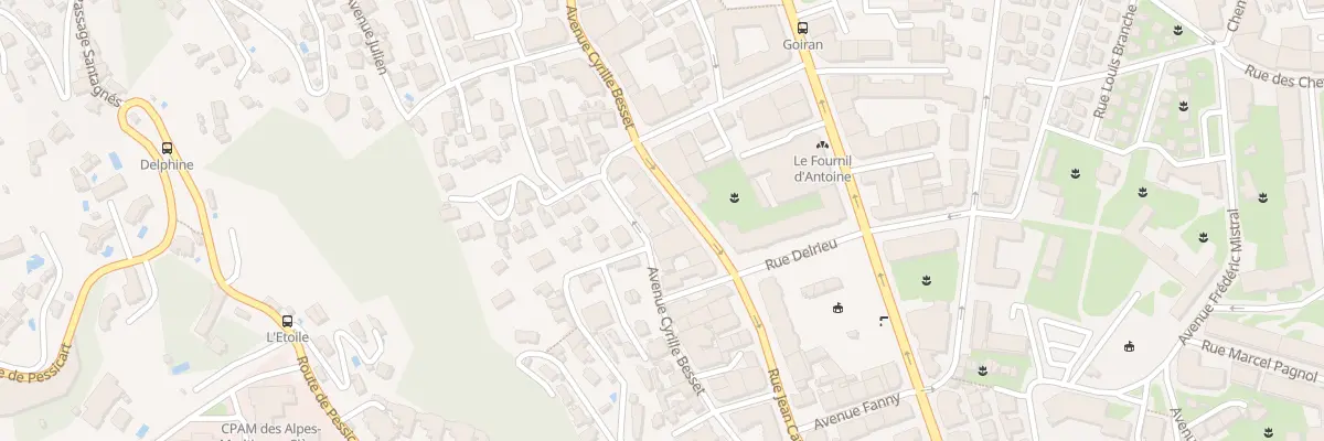 Plan du 146 Av Cyrille Besset à Nice