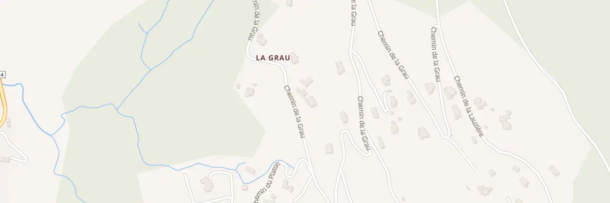 Plan du 1323 Che de la Grau à Saint-Blaise