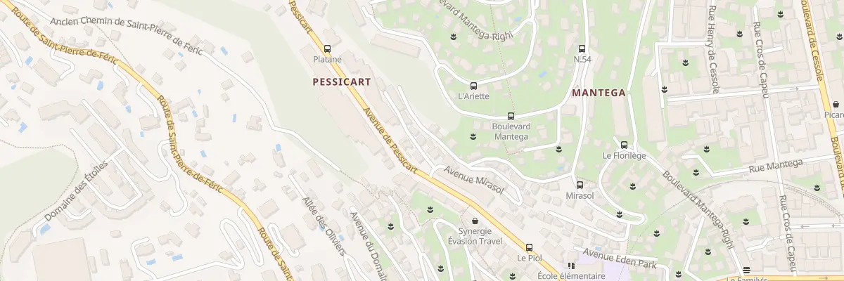 Plan du 6 Imp Mirasol à Nice