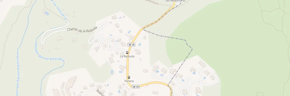 Plan du 90 Rte Aspremont Gairaut Sup à Nice