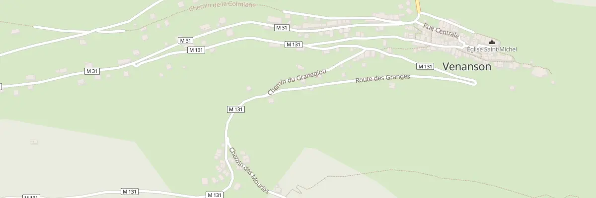 Plan du 997 Rte des Granges à Venanson