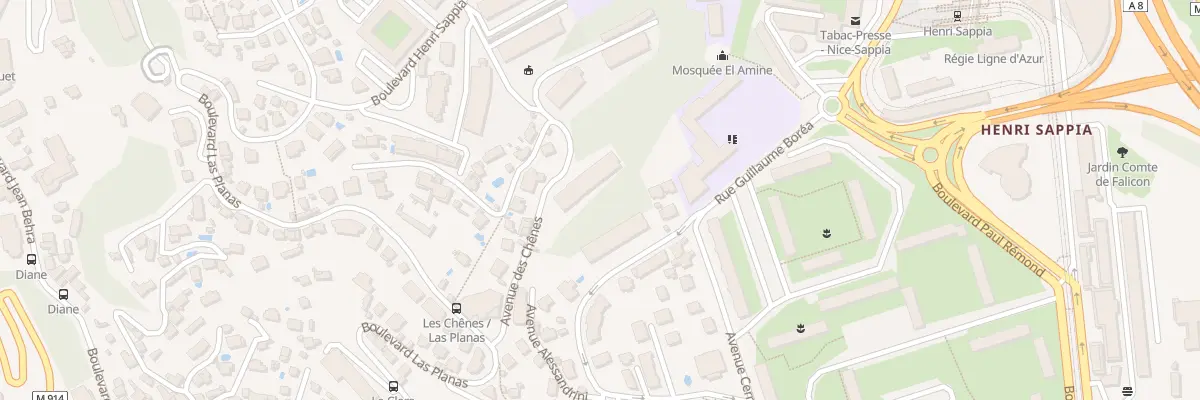 Plan du 46 Av Cernuschi à Nice