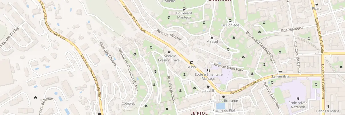 Plan du 51 Av de Pessicart à Nice