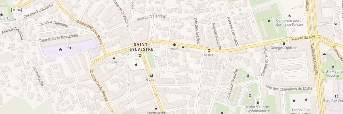 Plan du 3 Rue des Amis à Nice