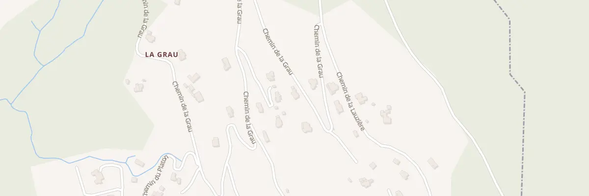Plan du 2290 Che de la Grau à Saint-Blaise