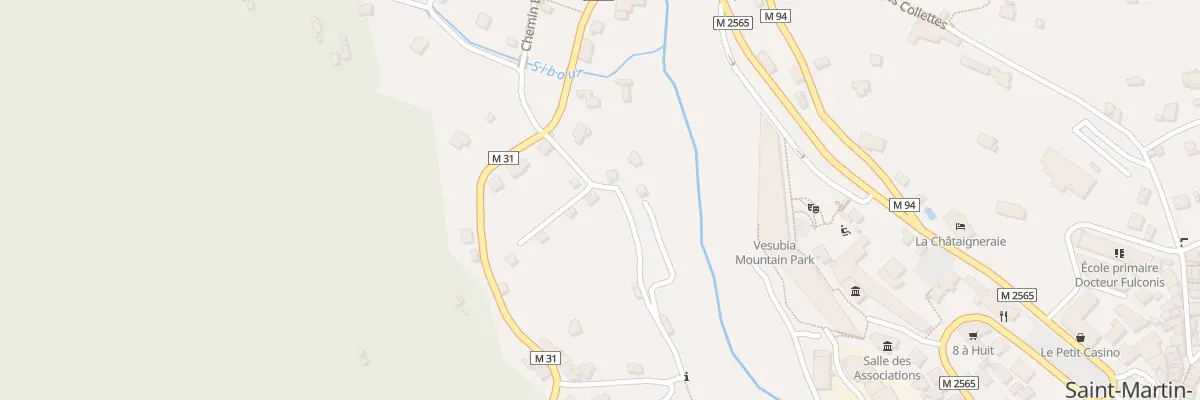 Plan du 535 Sen Vert à Saint-Martin-Vésubie