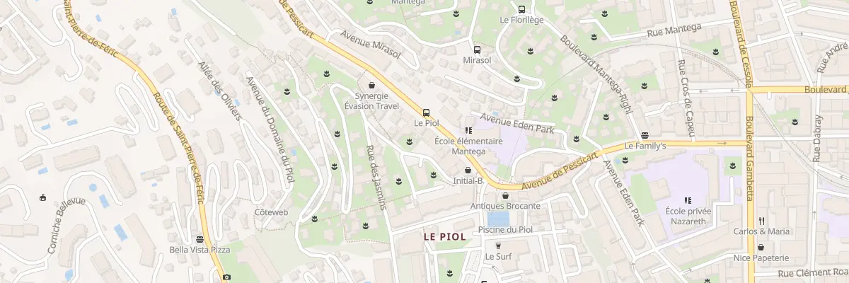 Plan du 39 Av de Pessicart à Nice
