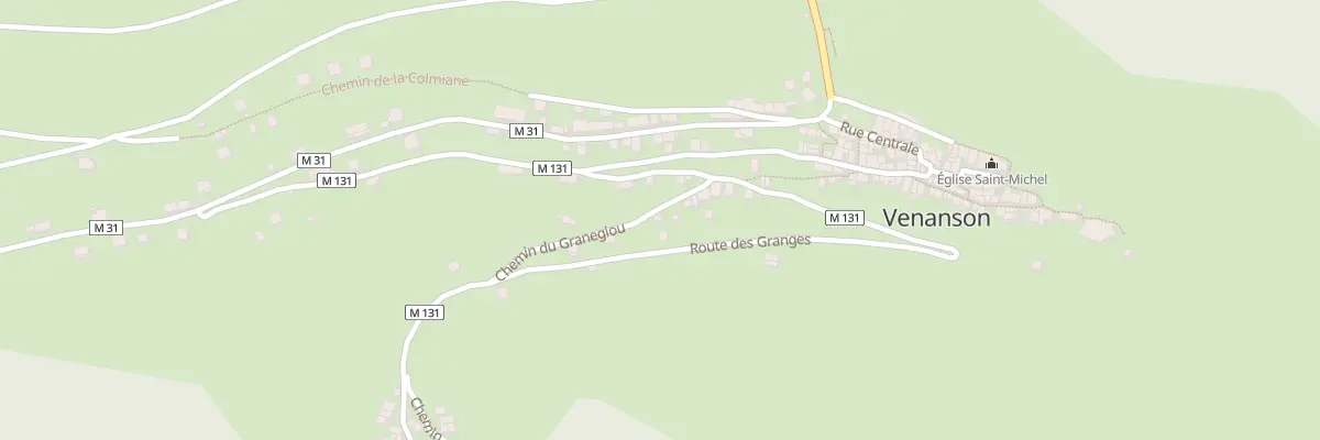Plan du 81 Che du Granegiou à Venanson