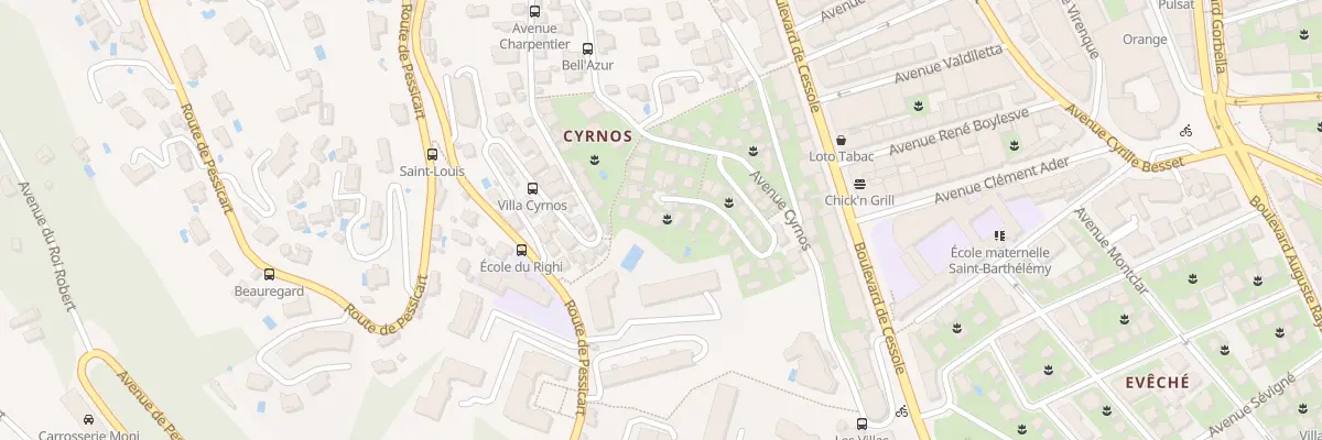 Plan du 37Z Av Cyrnos à Nice