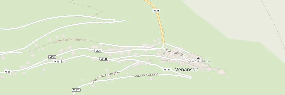 Plan du 51 Che de la Colmiane à Venanson